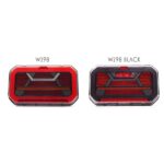 LED Achterlicht Black rechts + k.licht 12-24v 150cm kabel - Afbeelding 6