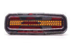Zwarte multifunctionele LED lamp WAŚ W277 2368 voor aanhangers en trailers