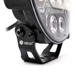 Zwarte ronde LED verstraler IP68 met driving beam lichtbeeld