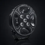 Projecteur de travail TRALERT LED Ypsilon 9 LED orange-blanc avec feu flash, boîtier noir