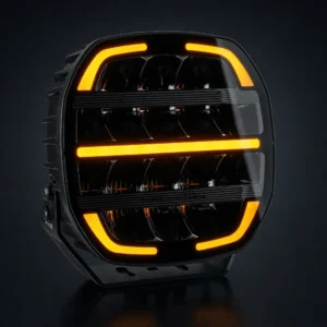 TRALERT Phantom LED verstraler zwart 16.000lm met amber dagrijverlichting