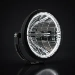 TRALERT LED verstraler WD-5051 met witte ring dagrijverlichting, zwarte behuizing, studio