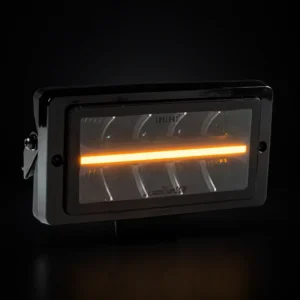Tralert Atlas 220 zwarte LED-verstraler met duo-colour dagrijverlichting voor vrachtwagen