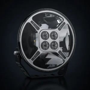 TRALERT LED verstraler chrome met amber dagrijverlichting voor vrachtwagen, 12.000 lumen