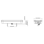 LED neon achterlicht links | 12-24v | 7-PIN met 4x SuperSeal | VC-2001B7SS - Afbeelding 10