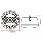 LED mistlicht | 12-24v | zonder. kabel | 140FSTIM--140FSTIM-5