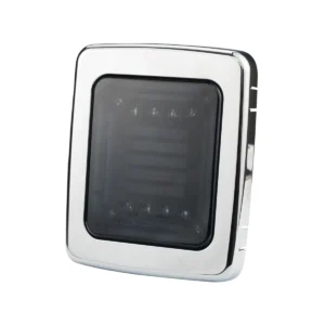 Horpol LZD 2878/Graphite LED achterlicht met chromen behuizing en darklook lens