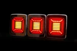 Chroom darklook LED achterlicht Horpol LZD 2878/Graphite CE ECE gecertificeerd