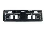 Portatarga nero Horpol RTR 3369 con illuminazione a LED bianca, IP68