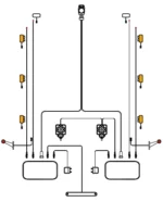 TRALERT PRO+ aanhangwagen LED-verlichtingsset PS-PROP-1.0 compleet