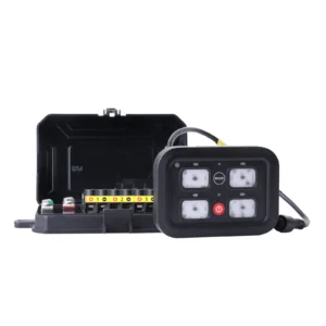 TRALERT CTRL-4PAD 4-PAD schakelpaneel met app-controle, 12-24v