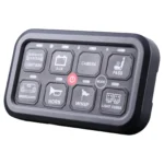 Compact 8-PAD bedieningspaneel TRALERT CTRL-8PAD met app-controle in zwart