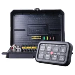TRALERT CTRL-8PAD schakelpaneel met ECE-R10 keurmerk en IP65 beschermingsklasse