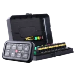 TRALERT CTRL-8PAD 12-24v schakelpaneel zwart met 3 jaar garantie