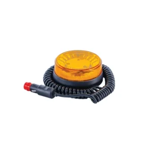 Fristom FT-152 S10ZL815 R65 Gyrophare LED rotatif orange avec fixation magnétique 12/24V