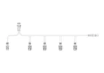 Y-Kabel für 3 Rückleuchten, 2x 4P + 1x 3P SS, inkl. Seitenkabel