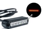 LED compact mistlicht 12/24V 0,5m. kabel