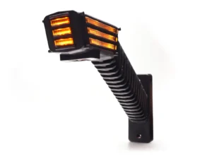 WAŚ 2553 Feu de gabarit LED droit RWA avec feu clignotant, numéro d'article MB-5162RWA-SI
