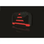Links | LED achterlicht zonder kentekenlicht | 12-36v | 100cm. kabel | V10C6-531-FT-170 L NT LED-V10C6-531-2